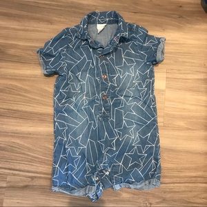 Cat & Jack. Star chambray Romper